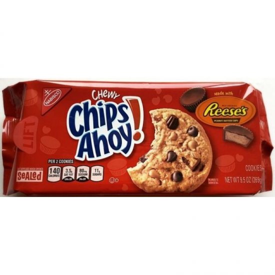 Chips Ahoy Cookies Chewy with Reese\'s 9.5oz