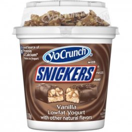 YoCrunch Snickers Vanilla Yogurt 6oz