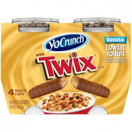 Yocrunch Vanilla Twix Yogurt 4Pk