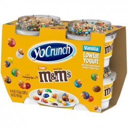 YoCrunch Peanut M&M Yogurt 4Pk