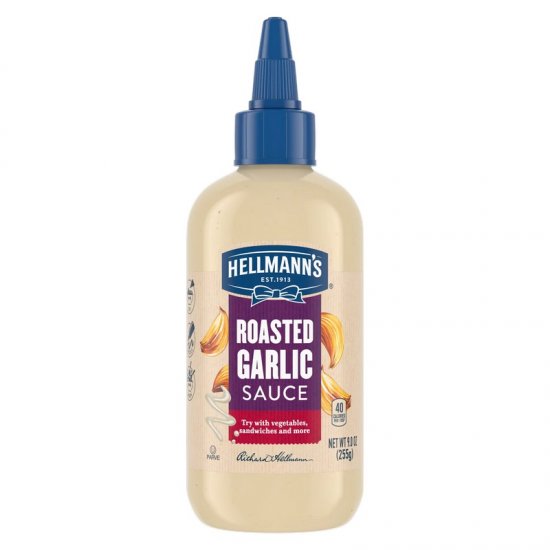 Hellmann\'s Roasted Garlic Sauce 9oz