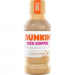 Dunkin Iced Coffee French Vanilla 13.7oz