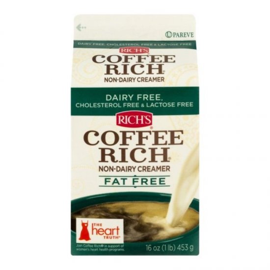 Rich\'s Coffee Rich Non-Dairy Creamer Fat Free 16oz