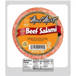 Meal Mart Beef Salami Sliced 6oz