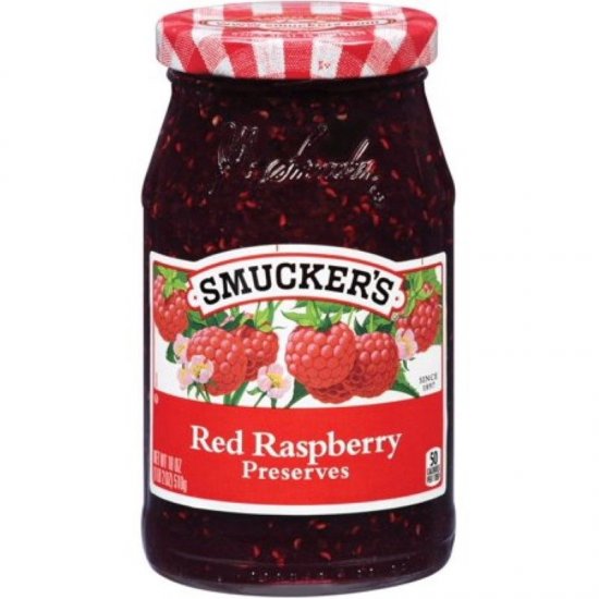 Smucker\'s Red Raspberry Preserves 12oz