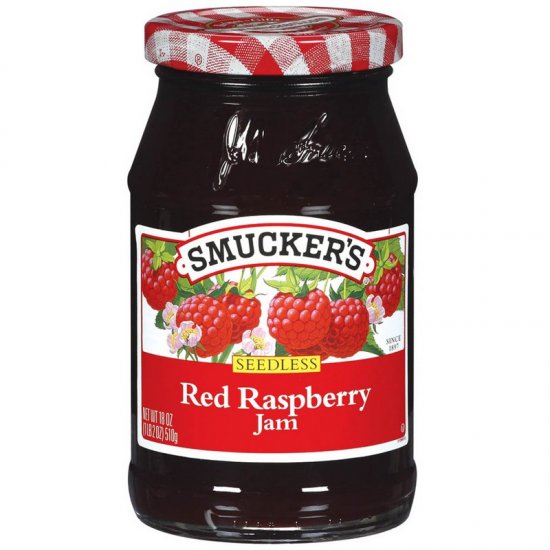 Smucker\'s Seedless Red Raspberry Jam 12oz