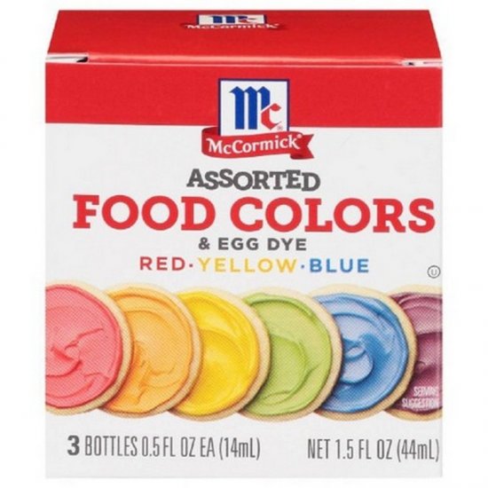 McCormick Food Colors 3pk