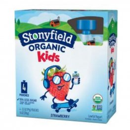 Stonyfield Kids Strawberry Yogurt Pouch 4Pk