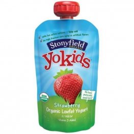 Stonyfield Kids Strawberry Yogurt Pouch 3.5oz