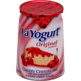 La Yogurt Cherry Cheesecake Low Fat Yogurt 6oz