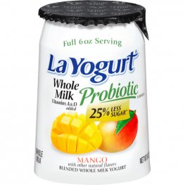 La Yogurt Mango Whole Milk Yogurt 6oz