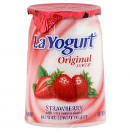 La Yogurt Strawberry Low Fat Yogurt 6oz