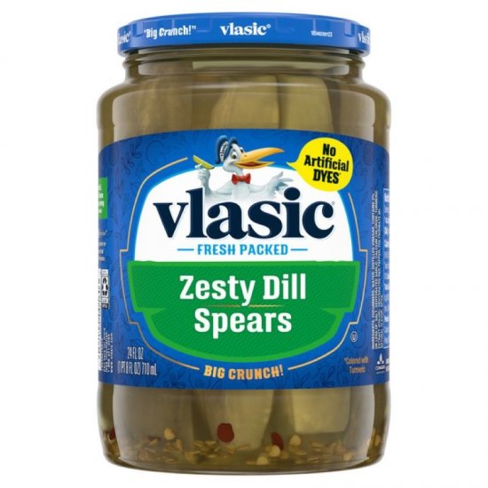 Vlasic Zesty Dill Spears 24oz