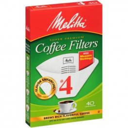 Melitta #4 Coffee Filters 40Pk