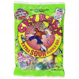Concord Cry Baby Extra Sour Bubble Gum 4oz