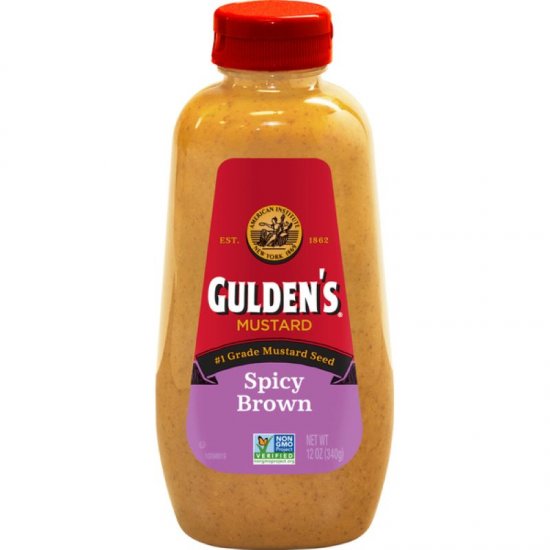 Gulden\'s Spicy Brown Mustard 12oz