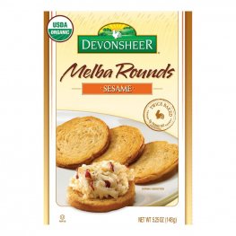 Devonsheer Sesame Melba Rounds 5oz