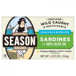 Season Sardines In Olive Oil 4.37oz