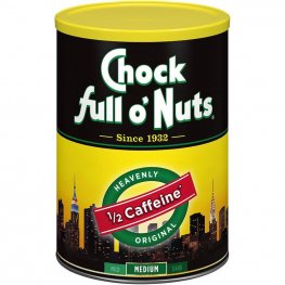 Chock Full O'Nuts 1/2 Caffeine Coffee Ground 10.3oz