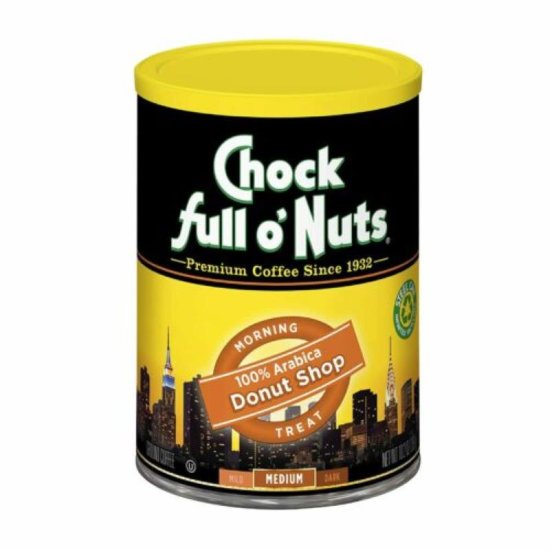 Chock Full O\'Nuts Donut Shop Coffee Ground 10.2oz