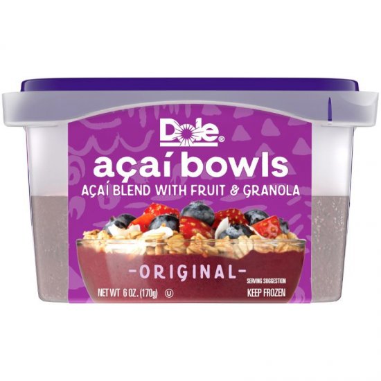 Dole Acai Bowls Fruit & Granola Blend 6oz