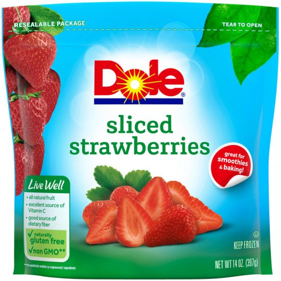 Dole Sliced Strawberries 16oz