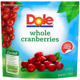 Dole Whole Cranberries 16oz