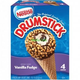 Nestle Drumstick Vanilla Fudge 4Pk