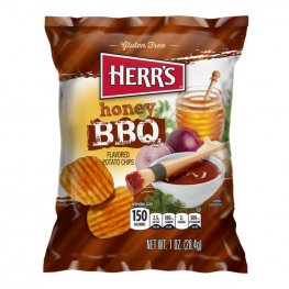 Herr's Honey BBQ Potato Chips 1oz