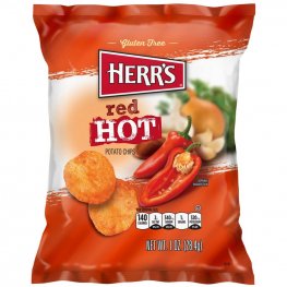 Herr's Red Hot Potato Chips 1oz