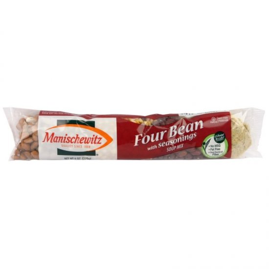 Manischewitz Four Bean Mix with Seasoning 6oz