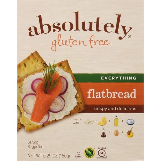 Absolutely Gluten Free Everything Flatbread 5.29oz