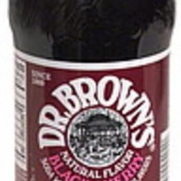 Dr. Brown's Black Cherry Soda 20oz