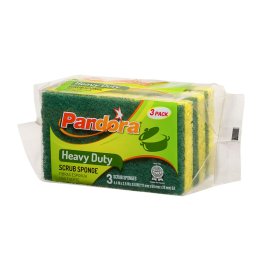 Pandora Heavy Duty Scour Sponge 3Pk