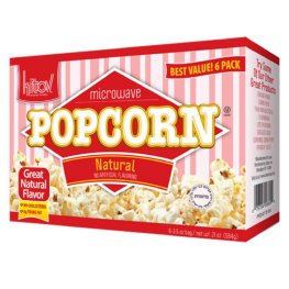 Kitov Microwave Popcorn Natural 21oz