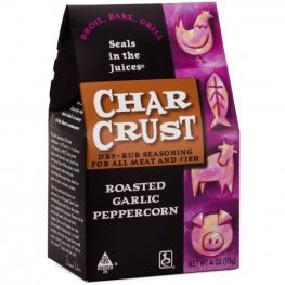Char Crust Roasted Garlic Peppercorn Seasoning Rub 4oz