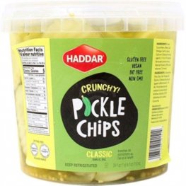 Haddar Crunchy Pickle Chips 24oz