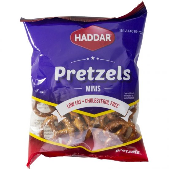 Haddar Pretzels Minis 1oz