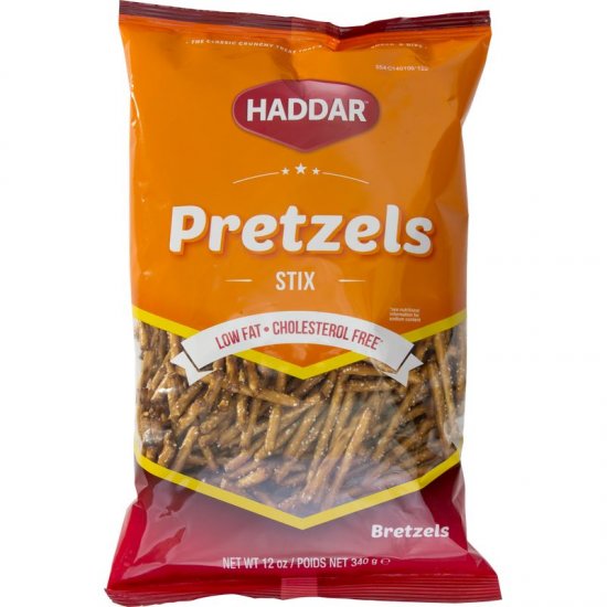 Haddar Pretzels Stix 12oz