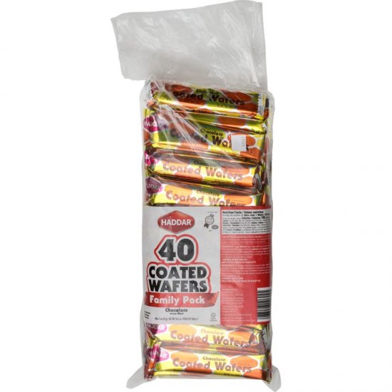 Haddar Chocolate Wafers Bag 40pk