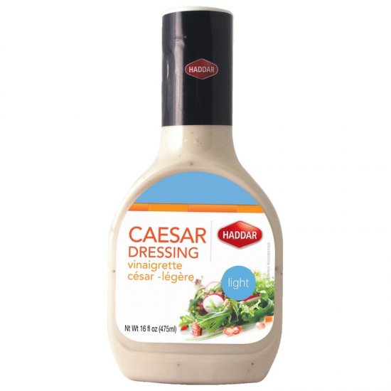 Haddar Caesar Dressing Light 16oz