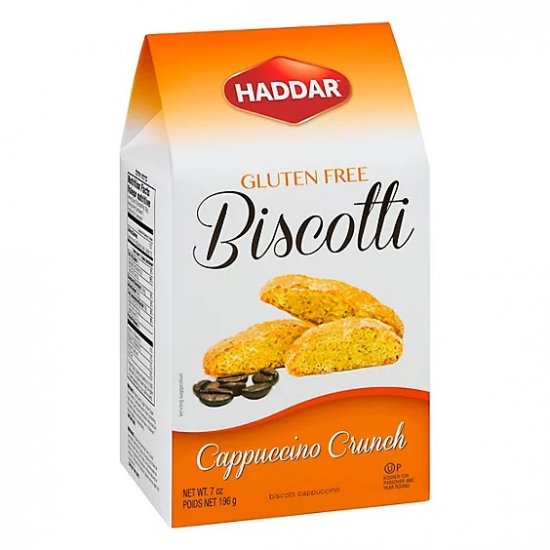 Haddar Biscotti Capuccino Crunch Passover 7oz