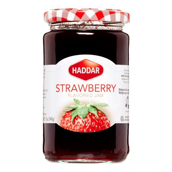 Haddar Strawberry Jam 12oz