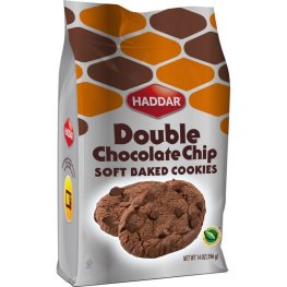 Haddar Double Chocolate Chip Soft Baked Cookies 14oz