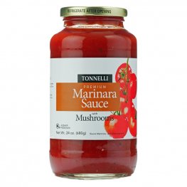 Tonnelli Marinara Sauce With Mushrooms 24oz