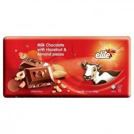 Elite Milk Chocolate with Hazelnut and Almonds 3.5oz