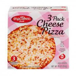 Macabee Cheese Pizza 3Pk