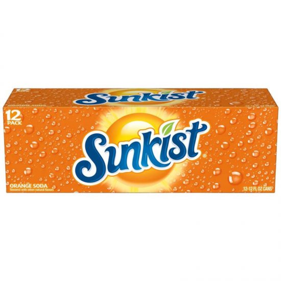 Sunkist Orange Soda 12Pk