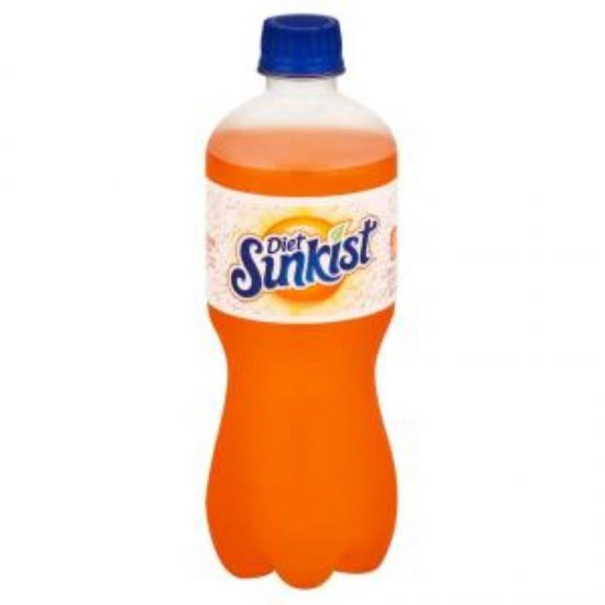 Sunkist Diet Orange Soda 20oz