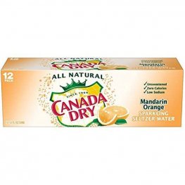Canada Dry Mandarin Orange Seltzer 12Pk